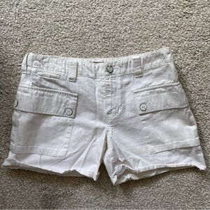 Sanctuary Women's Cream Cargo Shorts